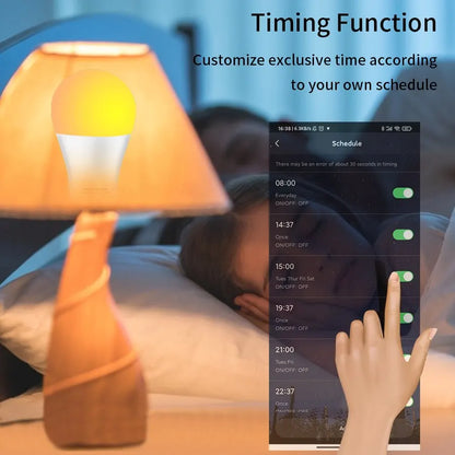 Tuya Bluetooth Smart LED Bulb E27 RGB  App Control