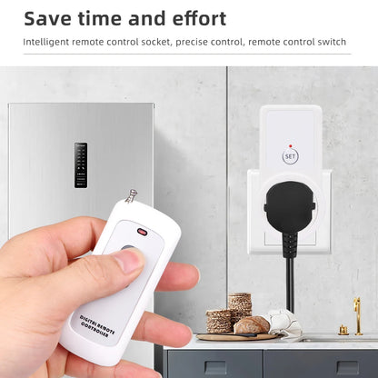 Wireless Remote Control Smart Plug EU Socket