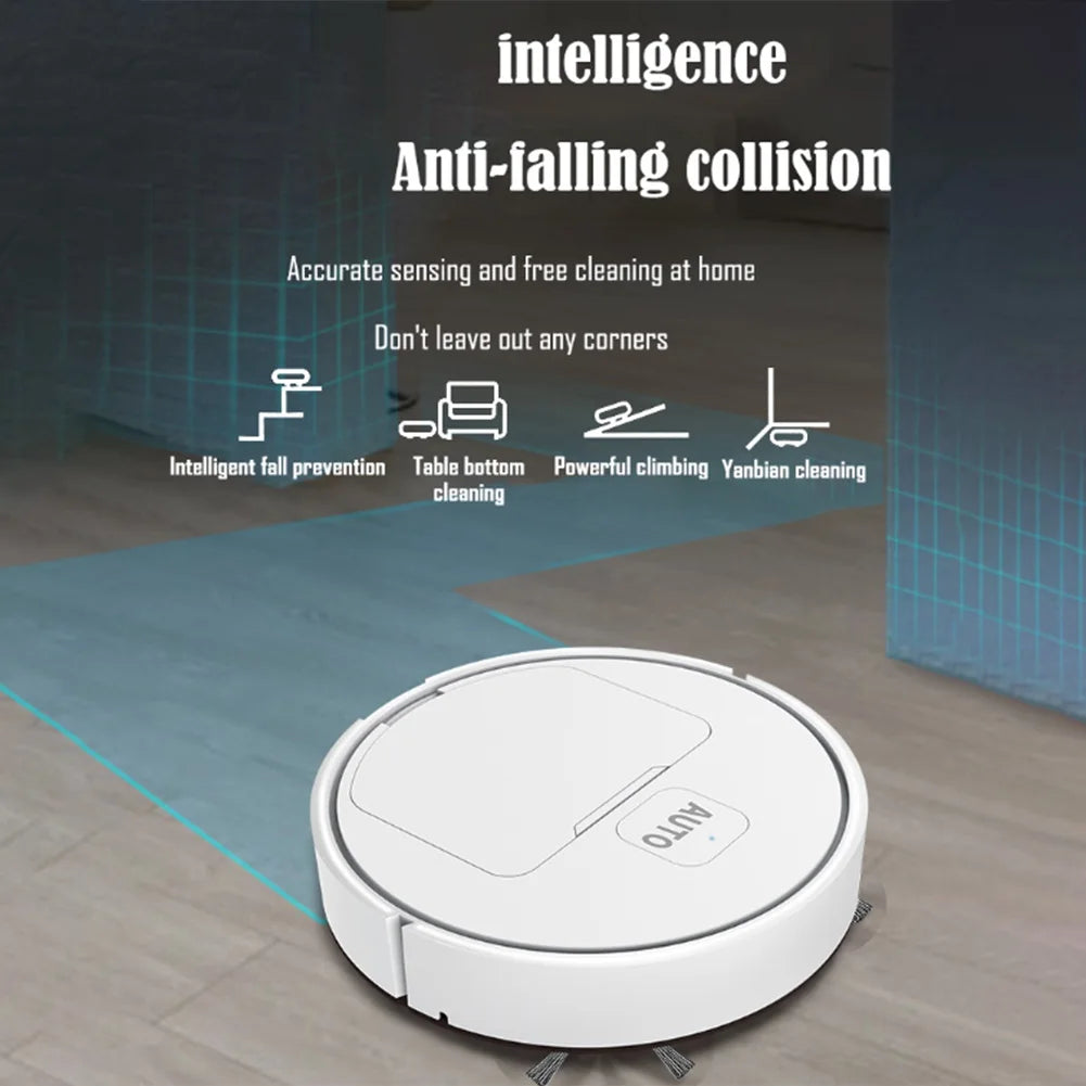 3-in-1 USB Rechargeable Robot Vacuum and Mop Combo
