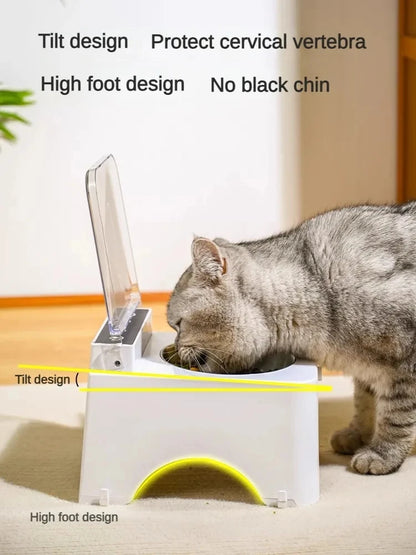 Smart Infrared Pet Feeder Bowl with Auto Open Cover