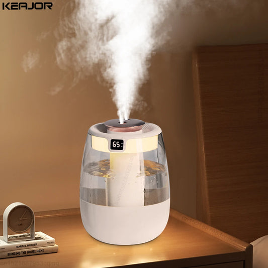 USB Aroma Humidifier with Dual Spray and Night Light