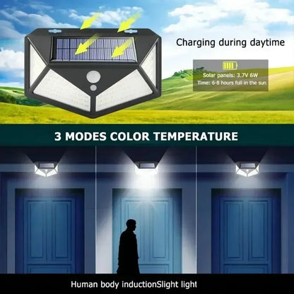 LED Solar Garden Light with Motion Sensor and 3 Modes