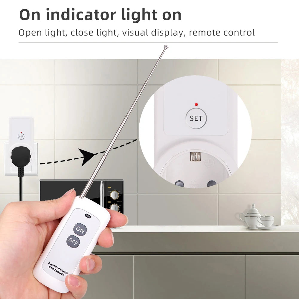 Wireless Remote Control Smart Plug EU Socket