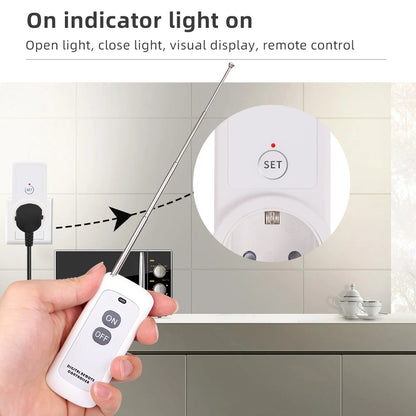 Wireless Remote Control Smart Plug EU Socket