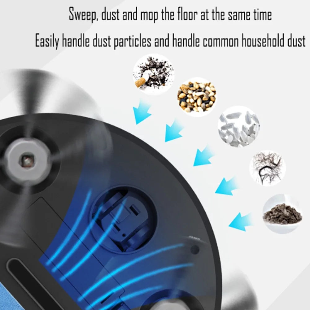 3-in-1 USB Rechargeable Robot Vacuum and Mop Combo