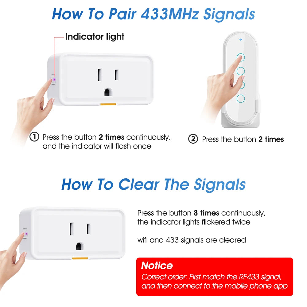 Tuya Smart WiFi Plug with Power Monitoring and Voice Control
