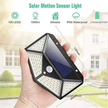 LED Solar Garden Light with Motion Sensor and 3 Modes