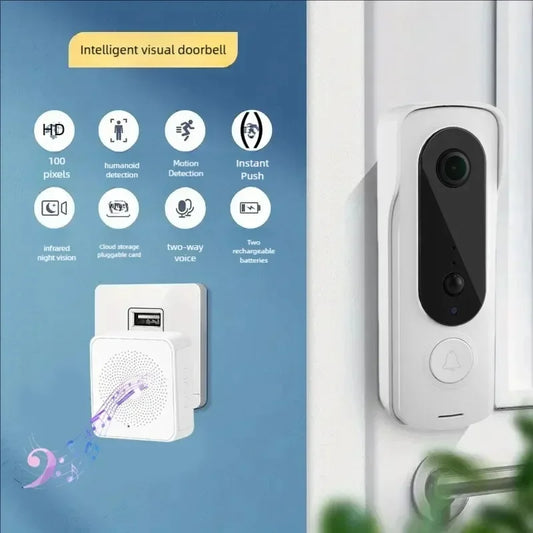 Smart WiFi Video Doorbell HD with Motion Detection Audio